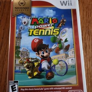 Nintendo Wii Selects Mario Power Tennis Game
